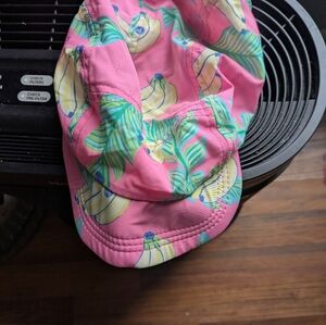 Chubbies Pink and Yellow Tropical Print Cap